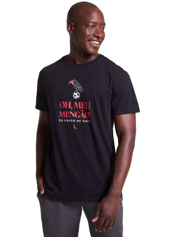 Reserva - Camiseta Estampada Oh Meu Mengão Reserva Preto 5