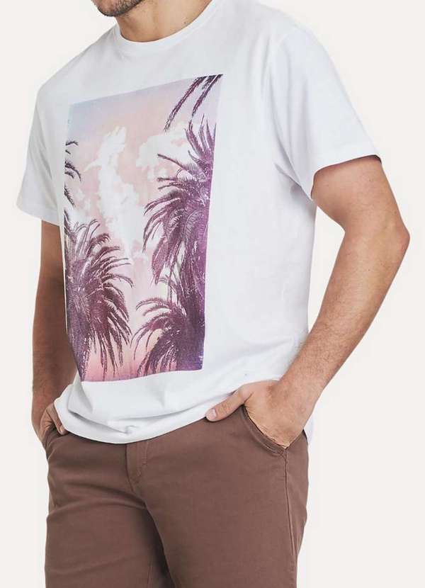 Reserva - Camiseta Estampada Pica Pau Céu Abr Reserva Branco 3