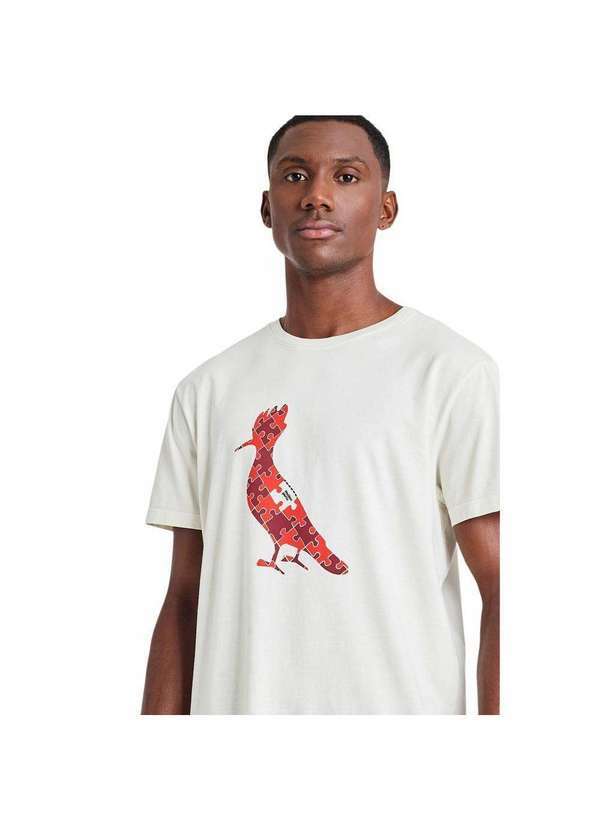 Reserva - Camiseta Estampada Pica Pau Puzzle Pai Reserva Off White