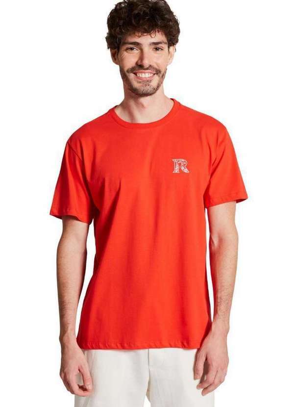 Reserva - Camiseta Estampada R Peito Bandana Reserva Vermelho