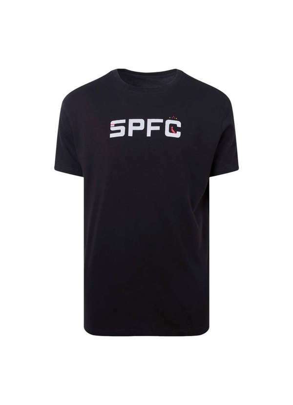 Reserva - Camiseta Estampada São Paulo Futebol Clube Reserva Preto