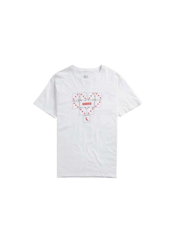Reserva - Camiseta Estampada Sorte Amor 2 Reserva Branco