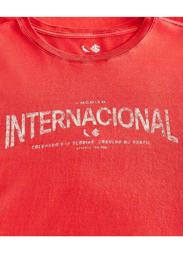 Reserva - Camiseta Estampada Sport Club Inter Reserva Vermelho Stoned 5