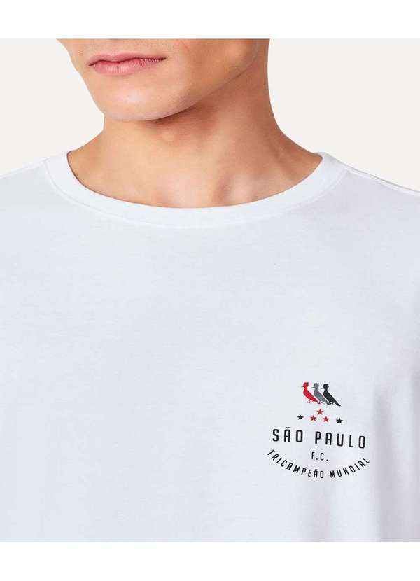 Reserva - Camiseta Estampada Tricolor São Paulo Reserva Branco 4