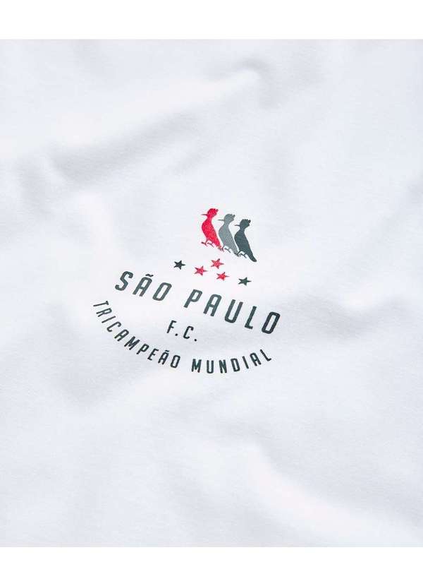 Reserva - Camiseta Estampada Tricolor São Paulo Reserva Branco 5