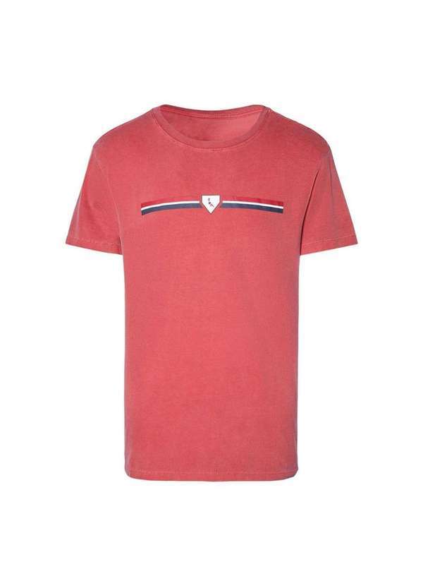 Reserva - Camiseta Estampada Uniforme Sp Reserva Vermelho Stoned