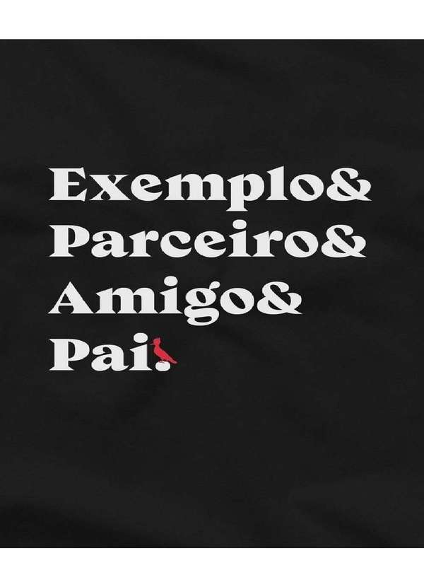 Reserva - Camiseta Exemplo Parceiro Amigo Pai Reserva Preto 2