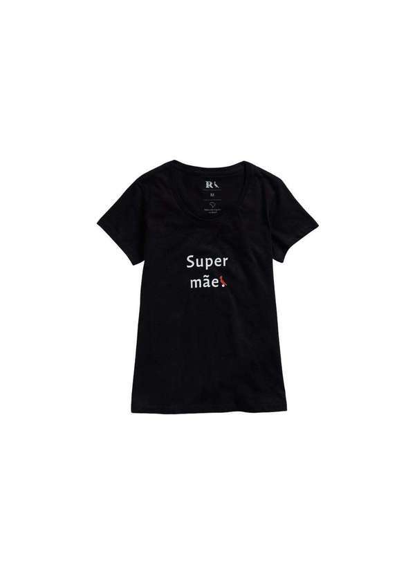 Reserva - Camiseta Fem Estampada Super Mae Reserva Preto