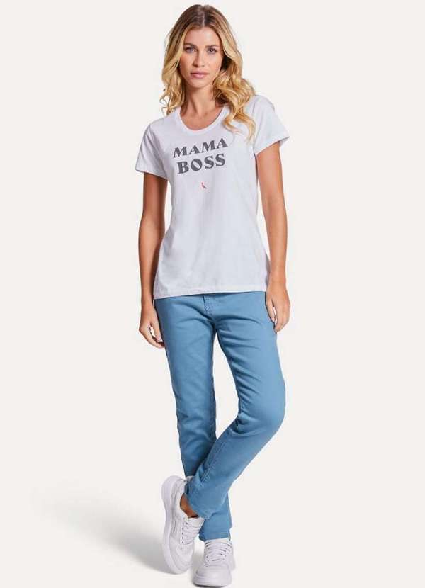 Reserva - Camiseta Feminina Estampa Mama Boss Reserva Branco 4
