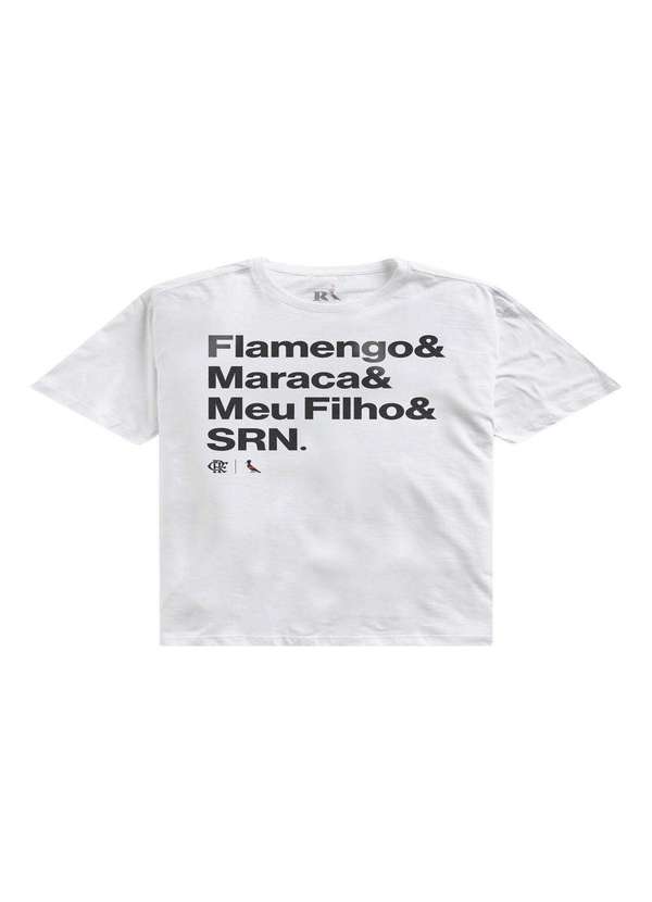 Reserva - Camiseta Flamengo Maraca Filho Reserva Branco