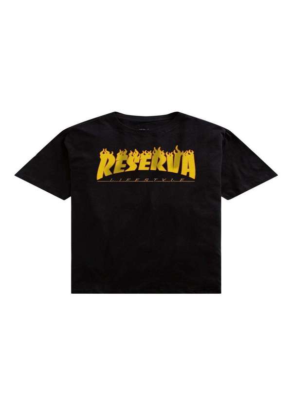 Reserva - Camiseta Lifestyle Fire Reserva Preto