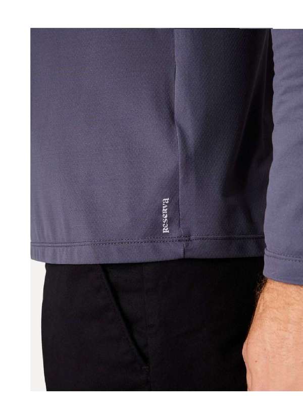 Reserva - Camiseta Manga Longa Básica Dry Tech Reserva Cinza 4