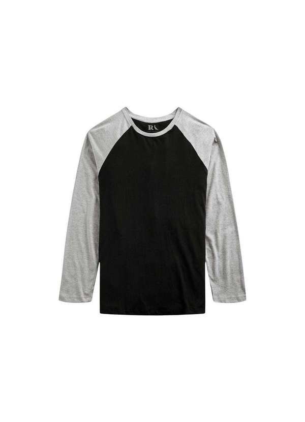 Reserva - Camiseta Manga Longa Raglan Básica Reserva Preto