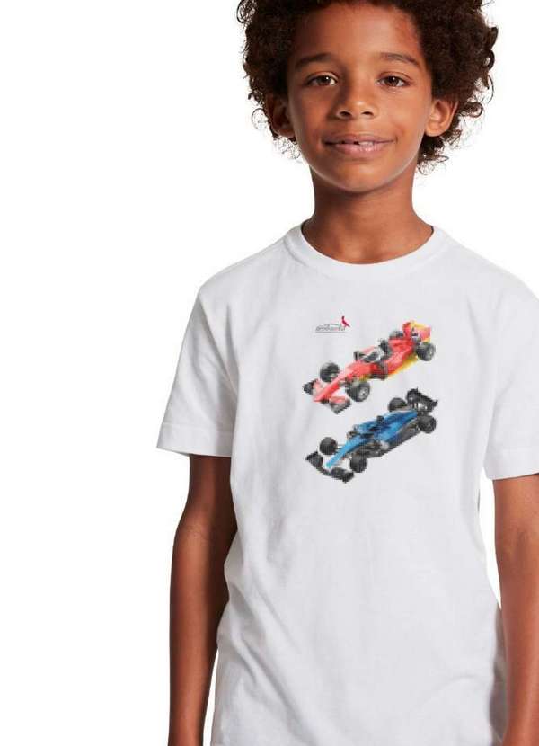 Reserva Mini - Camiseta Mini Formula 1 Reserva Branco 1