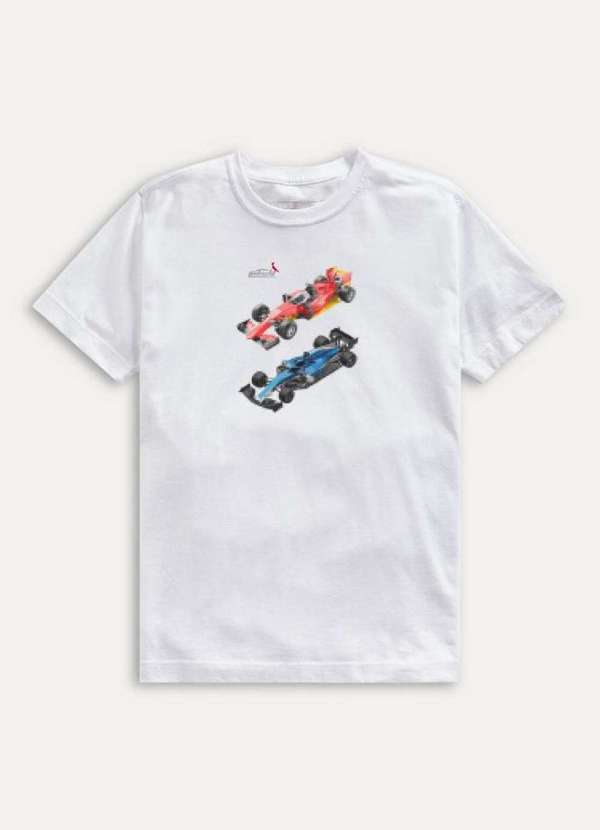 Reserva Mini - Camiseta Mini Formula 1 Reserva Branco 2