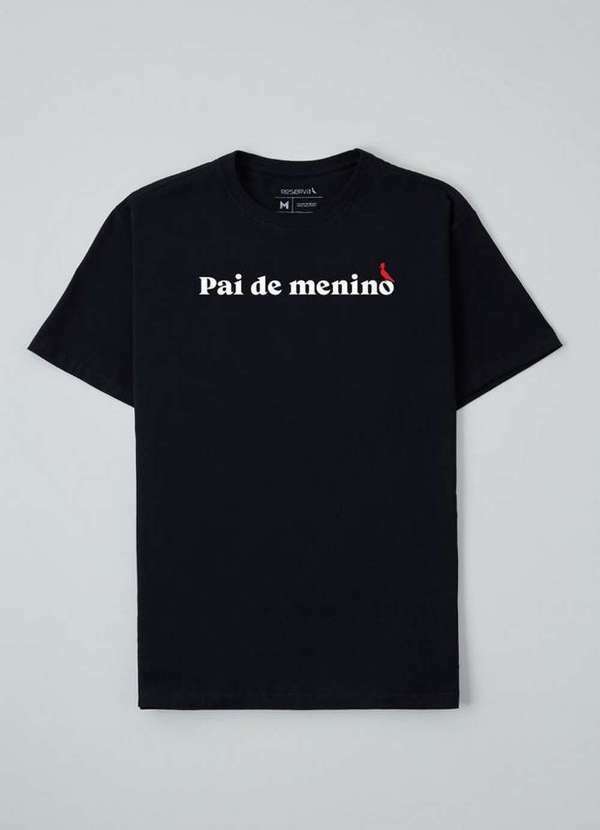 Reserva - Camiseta Pai de Menino Reserva Preto