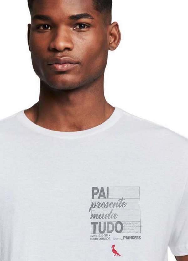 Reserva - Camiseta Pai Presente Escudo Folha Reserva Branco