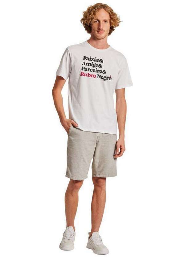 Reserva - Camiseta Paizão Rubro Negro Reserva Branco