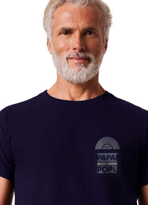 Reserva - Camiseta Papi Pop Escudo Reserva Marinho