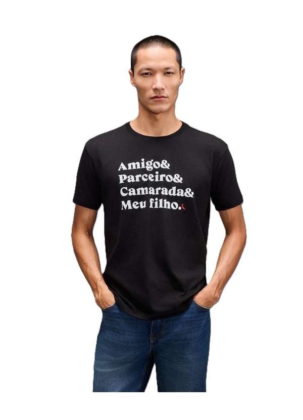 Reserva - Camiseta Parceiro Camarada Filho Reserva Preto