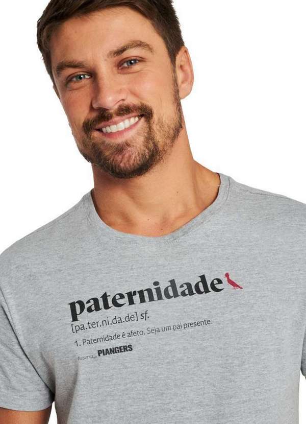 Reserva - Camiseta Paternidade Dicionáriio Reserva Cinza Mescla