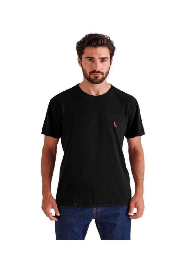 Reserva - Camiseta Pica Pau Bordado Mauve Reserva Preto