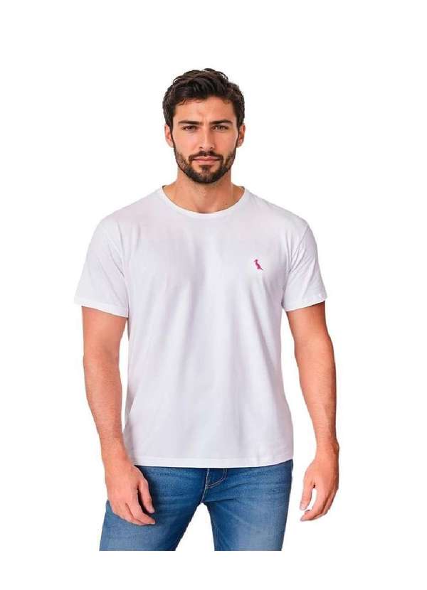 Reserva - Camiseta Pica Pau Bordado Mauve Reserva Branco