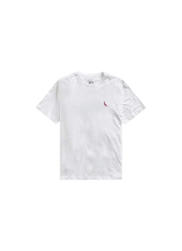 Reserva - Camiseta Pica Pau Bordado Violeta Reserva Branco