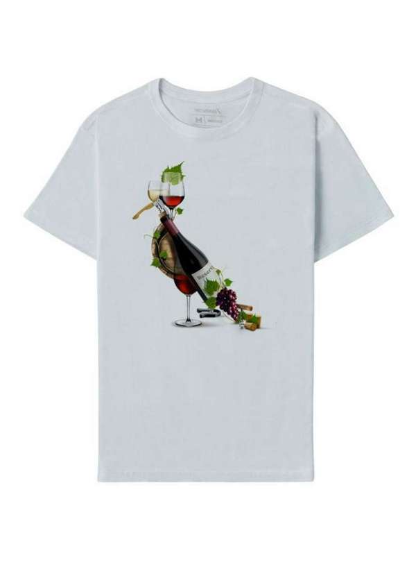 Reserva - Camiseta Pica Pau Vinho Reserva Branco