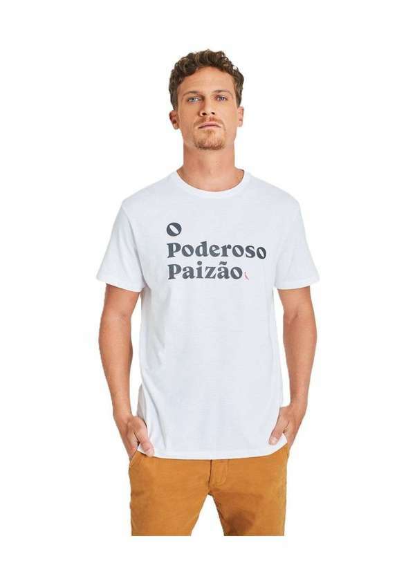 Reserva - Camiseta Poderoso Paizão Reserva Branco