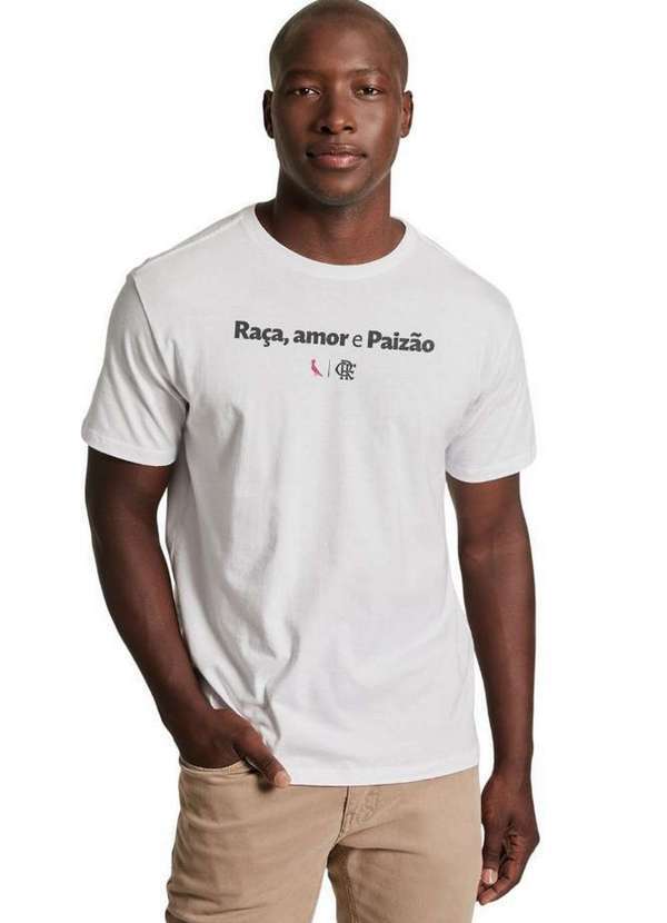 Reserva - Camiseta Raça Amor e Paizão Reserva Branco