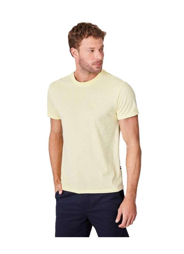 Reserva - Camiseta Regular Mescla Touch Reserva Amarelo Claro