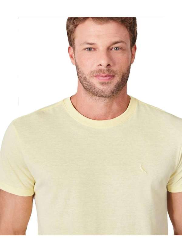 Reserva - Camiseta Regular Mescla Touch Reserva Amarelo Claro 2