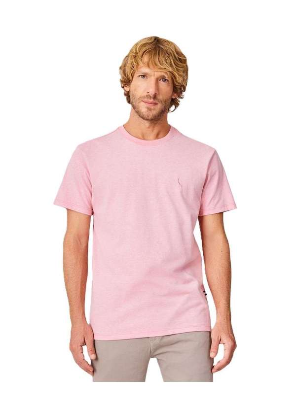 Reserva - Camiseta Regular Mescla Touch Reserva Rosa Bebe