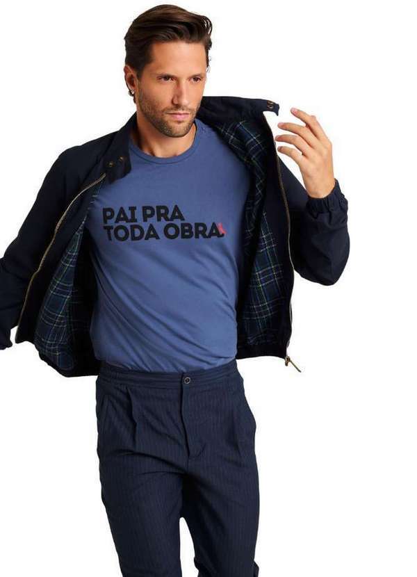 Reserva - Camiseta Sb Pai Pra Toda Obra Dia a Dia Reserva Marinho Stoned