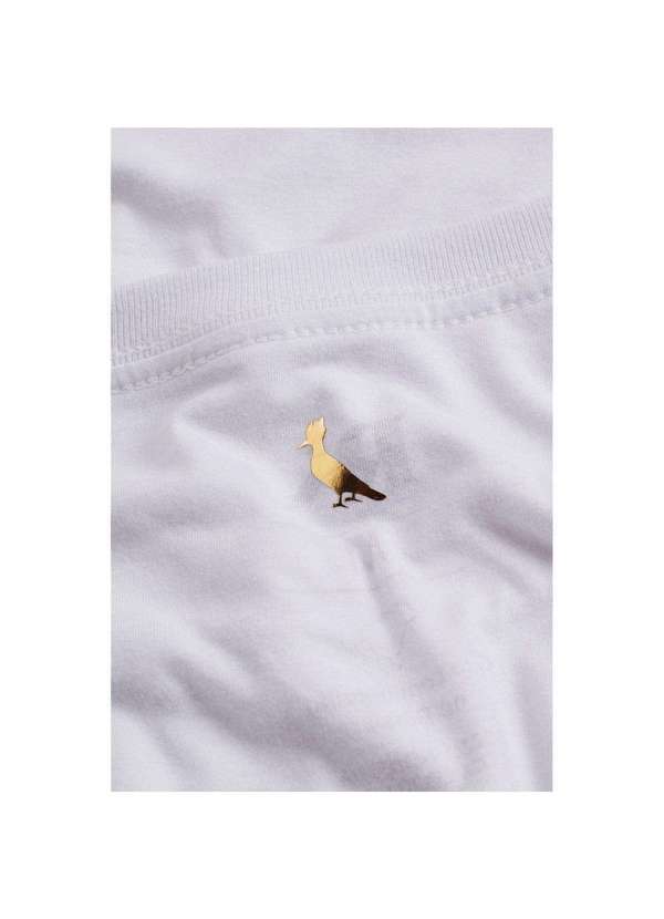 Reserva - Camiseta Slim Estampa Jeans Gold Reserva Branco 6