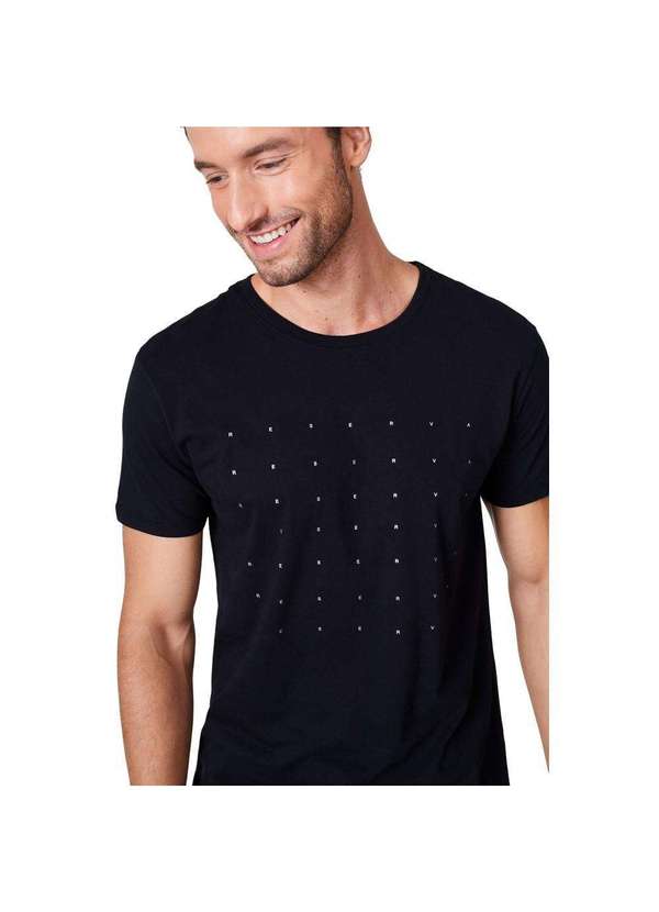 Reserva - Camiseta Slim Estampada Rsv Grafite Reserva Preto 2