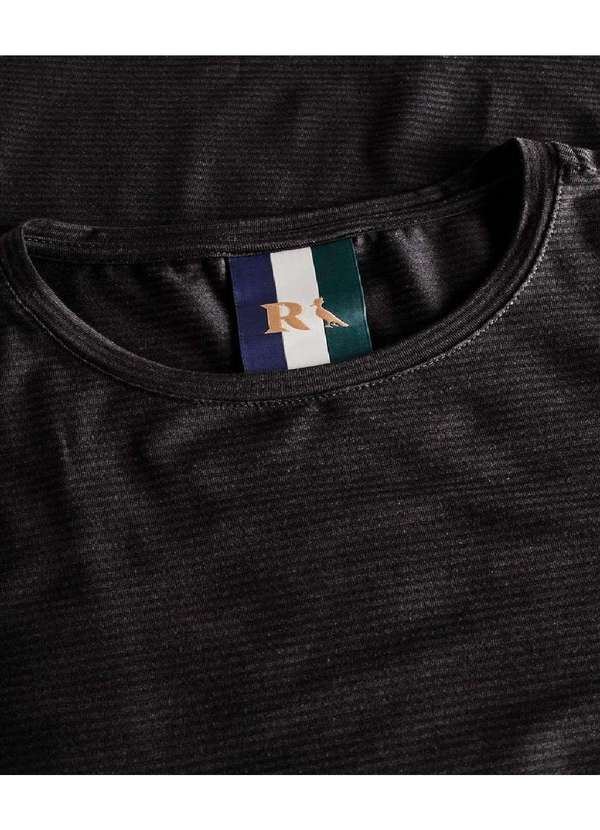 Reserva - Camiseta Slim Listra Modal Reserva Preto 2