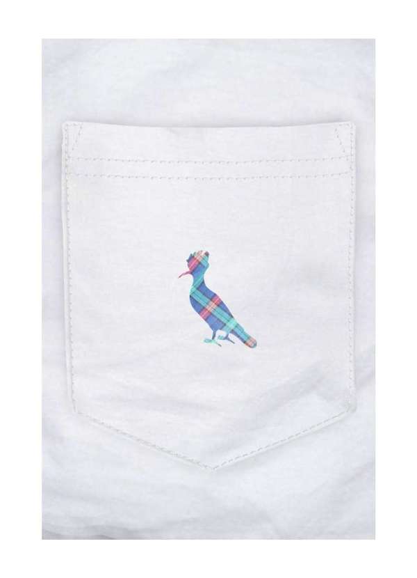 Reserva - Kit 2 Camisetas Bolso Cb Pica-Pau Xadrez Reserva Branco 4