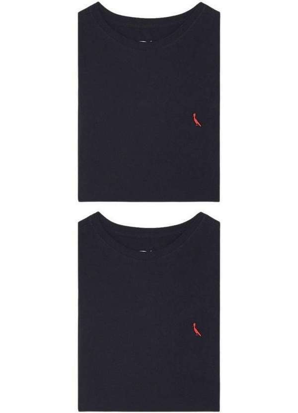Reserva - Kit 2 Camisetas Brasa Pica Pau Bordado Reserva Preto