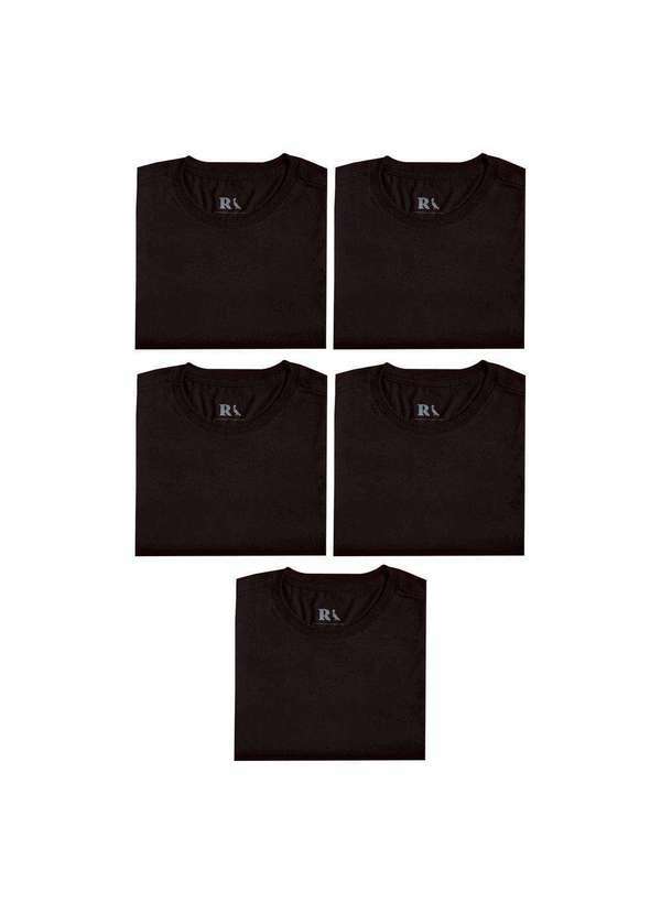 Reserva - Kit 5 Camisetas Básicas Reserva Preto