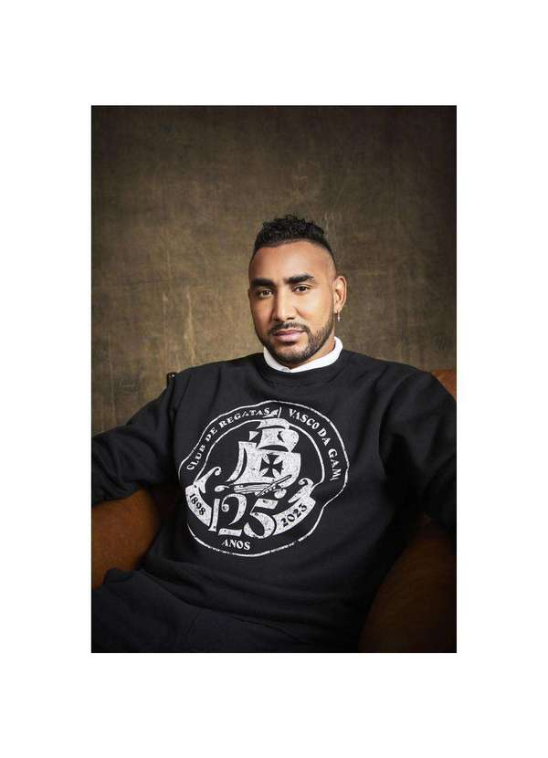 Reserva - Casaco de Moletom Brasão 125 Anos Vasco Reserva Preto 5