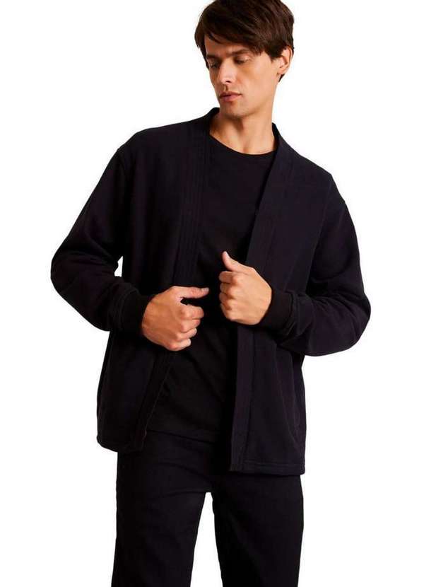 Reserva - Casaco Moletom Kimono Reserva Preto 6
