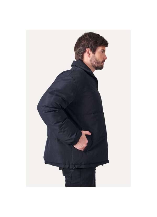 Reserva - Jaqueta Dupla Face Puffer Grid Reserva Preto/Cinza 3