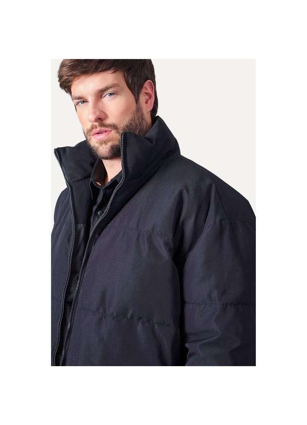 Reserva - Jaqueta Dupla Face Puffer Grid Reserva Preto/Cinza 4
