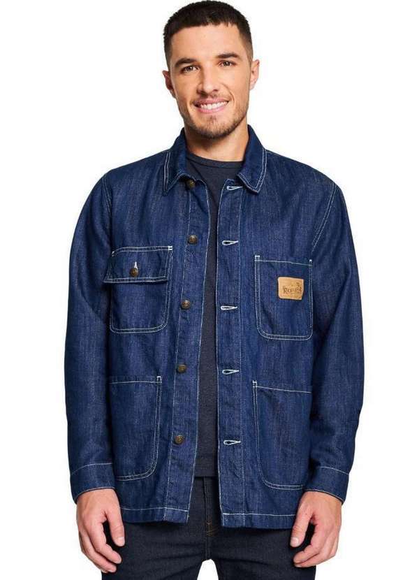 Reserva - Jaqueta Utilitaria Hemp Raw Reserva Indigo