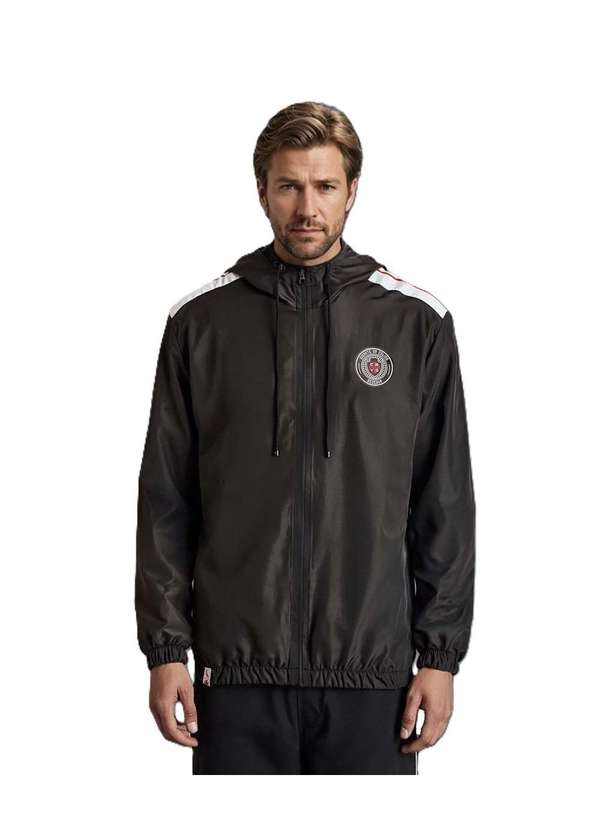 Reserva - Jaqueta Windbreaker Recortes Vasco Reserva Preto