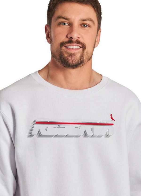 Reserva - Moletom Careca Cyborg Reserva Branco