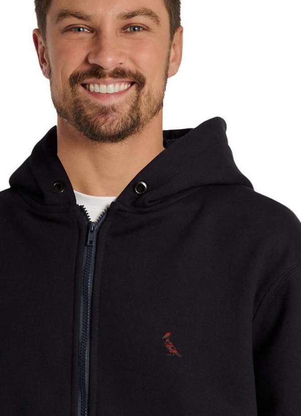 Reserva - Moletom com Zíper Pica Pau Urubu Reserva Preto