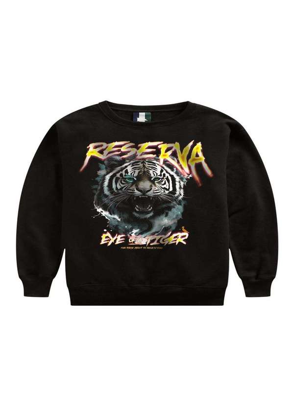 Reserva - Moletom Eye Of a Tiger Reserva Preto